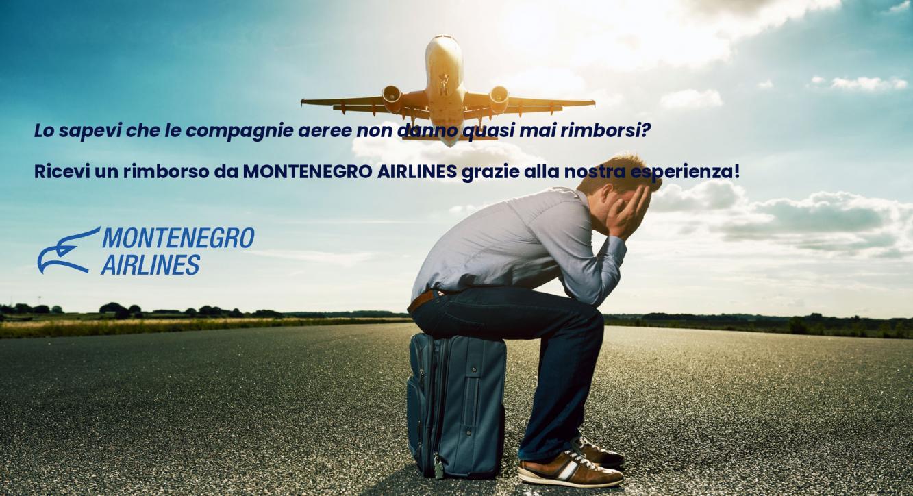 rimborso voli montenegro airlines